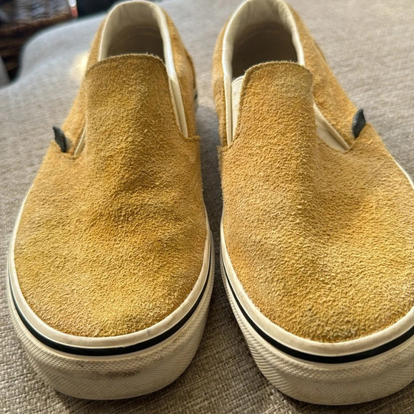Vans Slip-On suede in yellow size women’s 7.5 - Picture 7 of 9